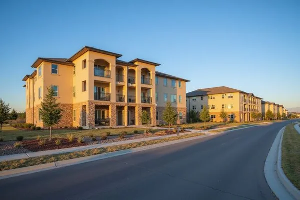 I-35 corridor near New Braunfels with new apartment communities